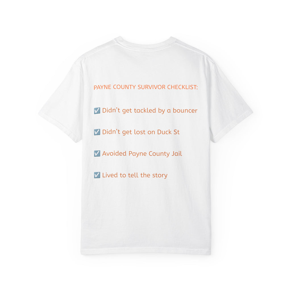 I Survived A Night in Payne County (barely) T-shirt | Moon Illustration